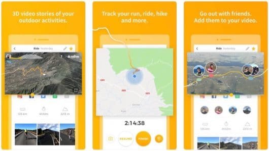 Relive, l'app che crea video degli spostamenti all'aperto 1 Relive