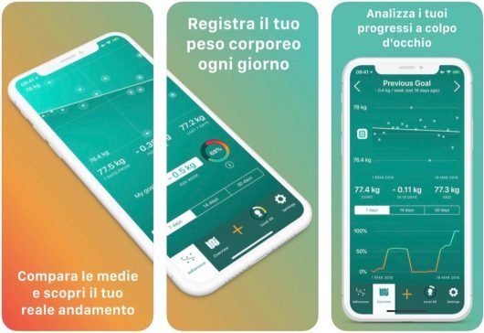 Scelta, l'app per monitorare il peso corporeo quotidianamente 1 Scelta app