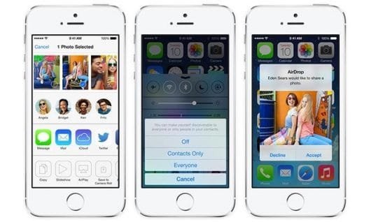 Usa AirDrop e manda per sbaglio la foto di un omicidio, aereo costretto ad atterrare 1 AirDrop