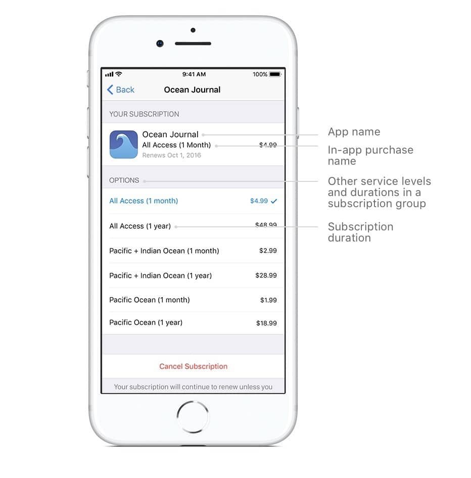 Un video di Apple per spingere gli sviluppatori a usare gli abbonamenti 7 App abbonamenti