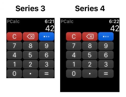 Apple Watch serie 4, come potrebbero apparire le app con lo schermo più ampio 1 Apple Watch schermo grande