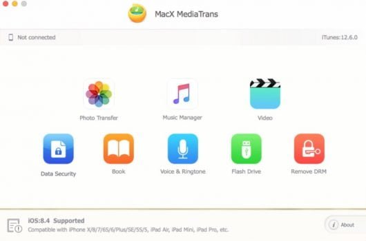 MacX MediaTrans, il software per Mac per condividere foto, video e musica nell'iPhone 1 MacX MediaTrans