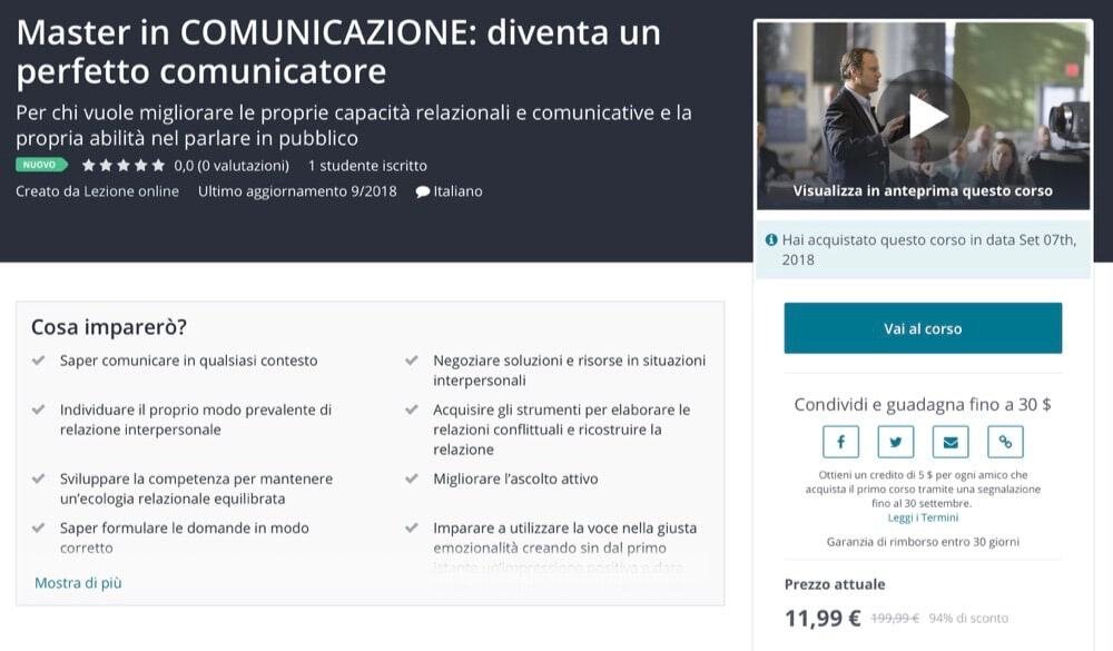 Master in Comunicazione