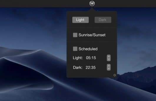 NightOwl, l'app che attiva il tema dark di Mojave solo a determinate ore 1 NightOwl