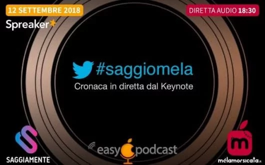 Keynote degli iPhone 2018, segui la diretta con SaggioMela 1 SaggioMela 09.18