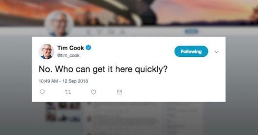 Tim Cook tweet