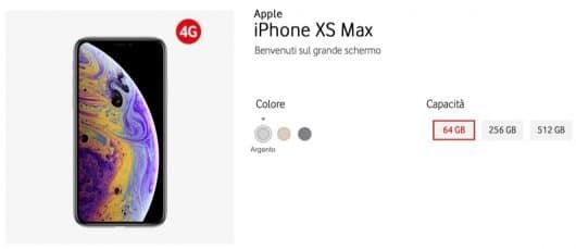 Vodafone iPhone Xs Max