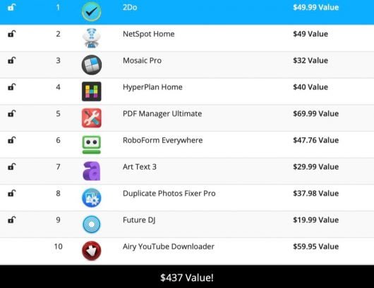Un bundle di software per Mac a meno di 12 $ 1 bundle Pay What You Want