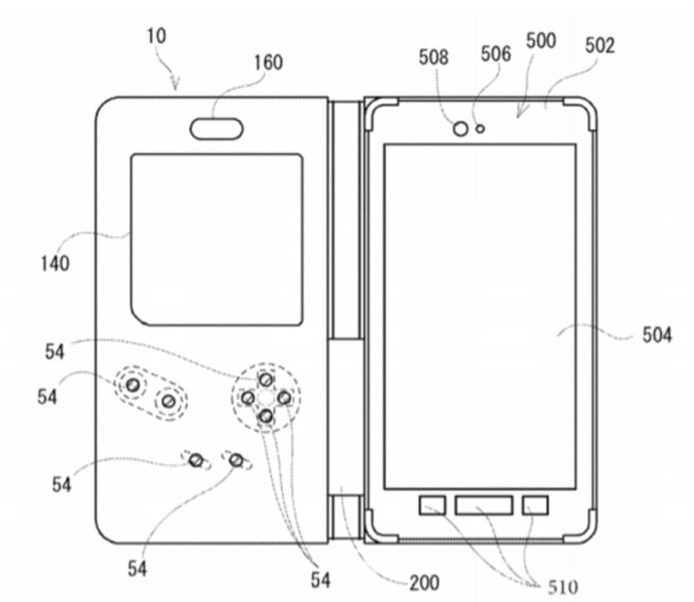 Nintendo brevetto custodia