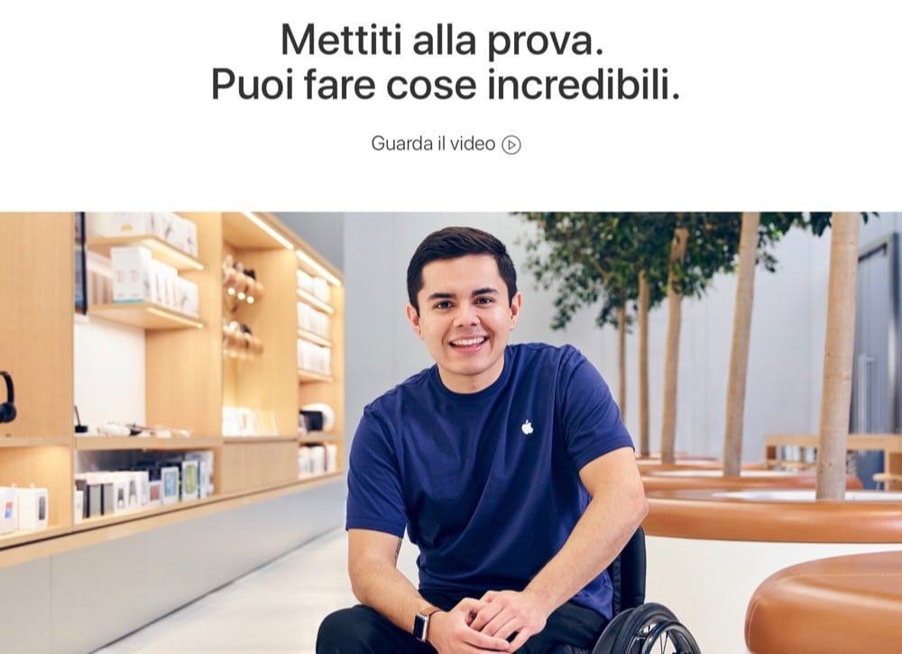 sito lavoro Apple