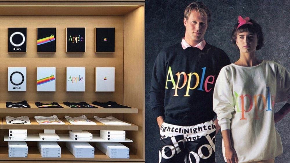 t-shirt vintage Apple