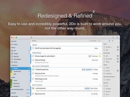 2Do Task Manager per gestire gli impegni con il 40% di sconto 1 2Do Task Manager