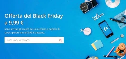 Tutti i corsi su Udemy a 9,99 € per il Black Friday 1 Black Friday Udemy