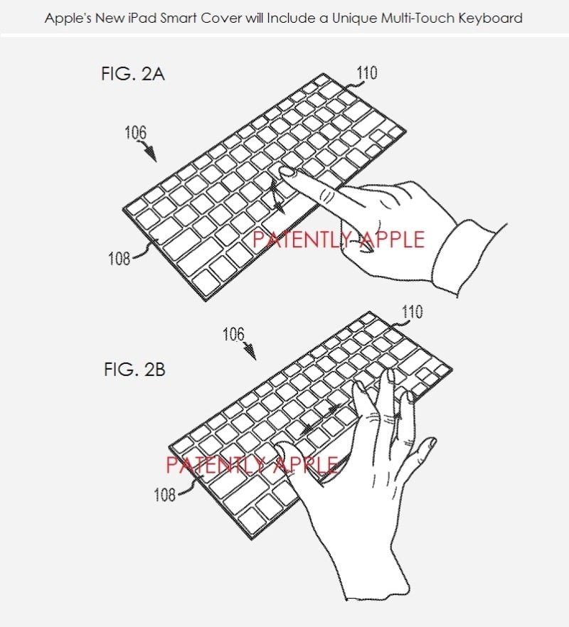 brevetto Smart Keynoard trackpad