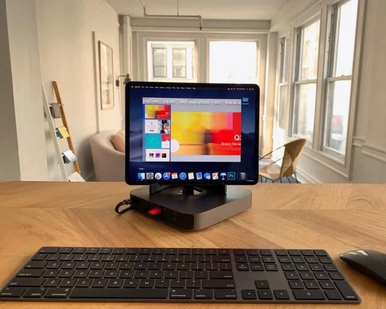 iPad schermo Mac mini