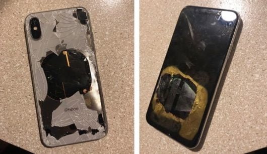 iPhone X esploso