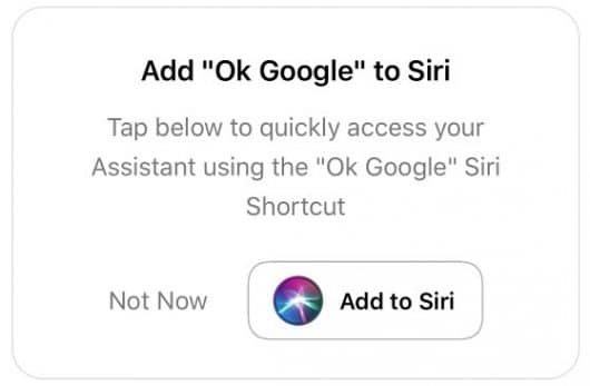Ora si può chiedere a Siri di chiedere a Google Assistant mediante Shortcuts 1 shortcuts Google Assistent