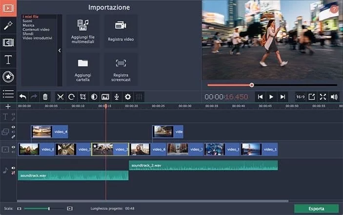 Movavi Video Editor, un editor semplice per Mac 1 Movavi Video Editor