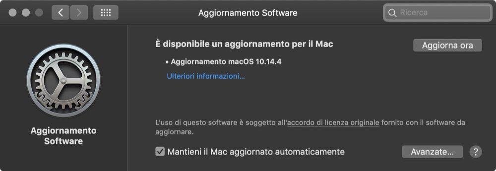 Disponibili macOS 10.14.4, watchOS 5.2 e tvOS 12.2 1 macOS 10 14 4