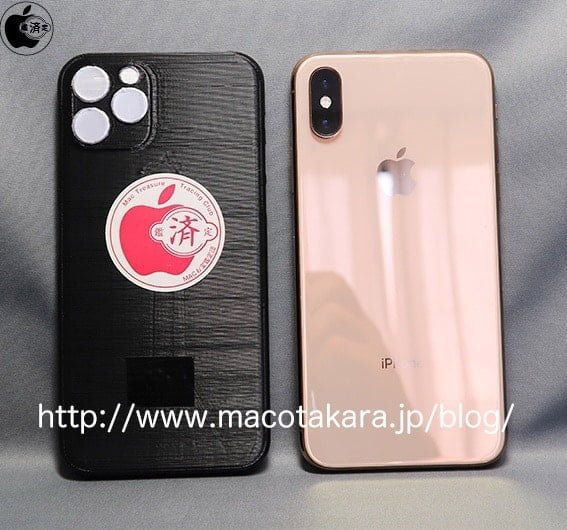presunto iPhone 2019 ricostruito dai rumors