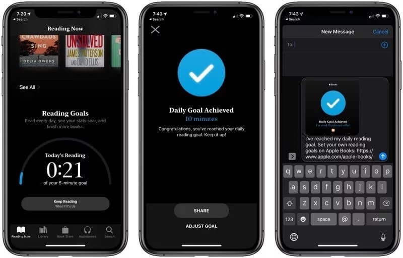 L’app Libri di iOS 13 invoglierà alla lettura 1 Reading Goals in Books