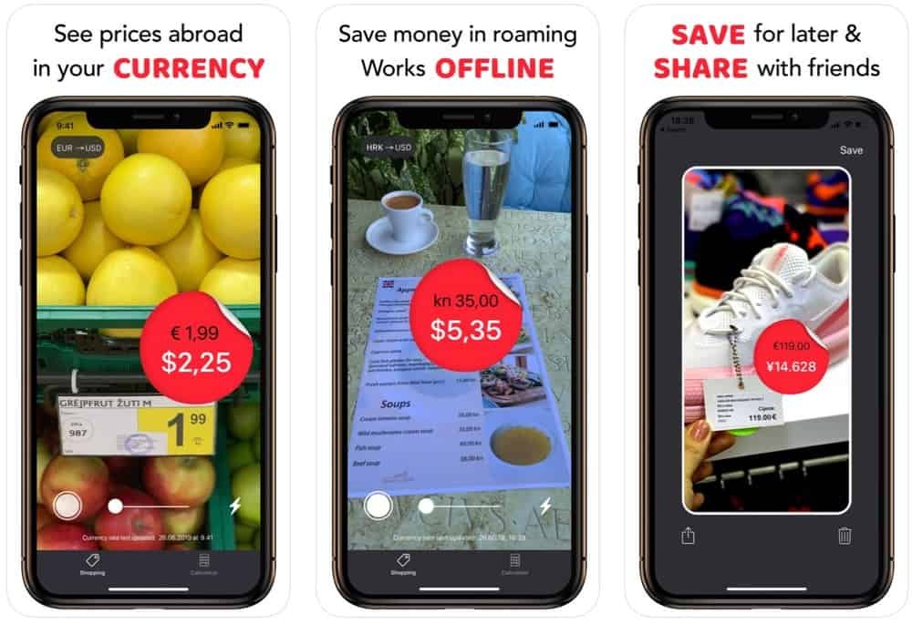 Travel Price AR, l’app che ti fa capire in euro i prezzi che trovi all’estero 1 Travel Price AR