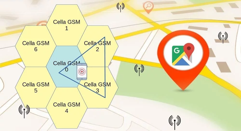 Come non rimanere intrappolati in un burrone con un iPhone 3 triangolazione cellulare