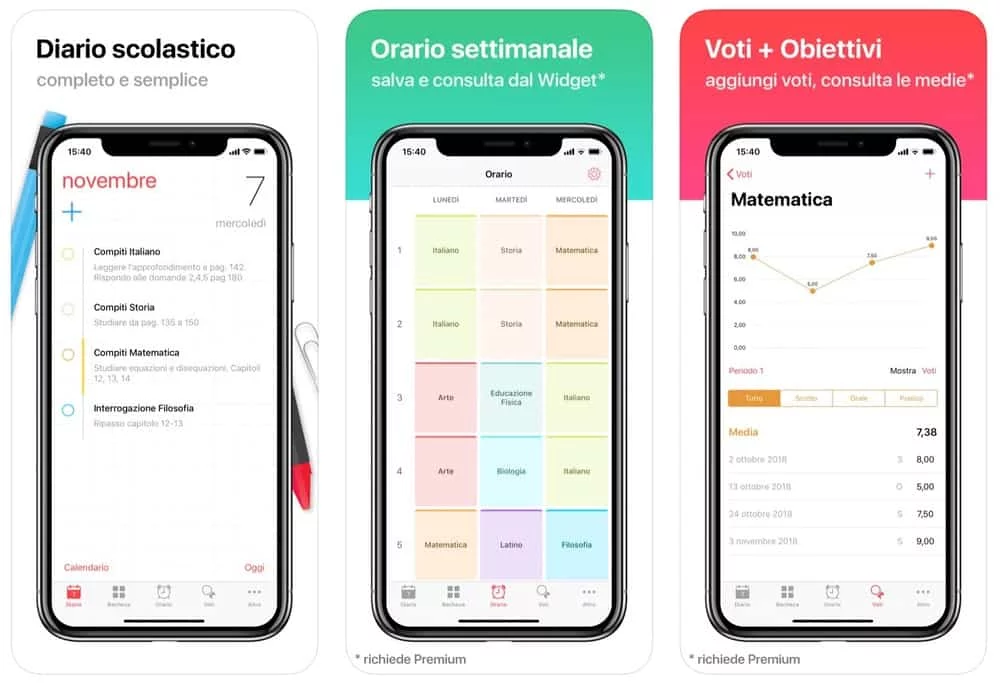 Le migliori app per iOS per gli studenti 2 Diario Smart