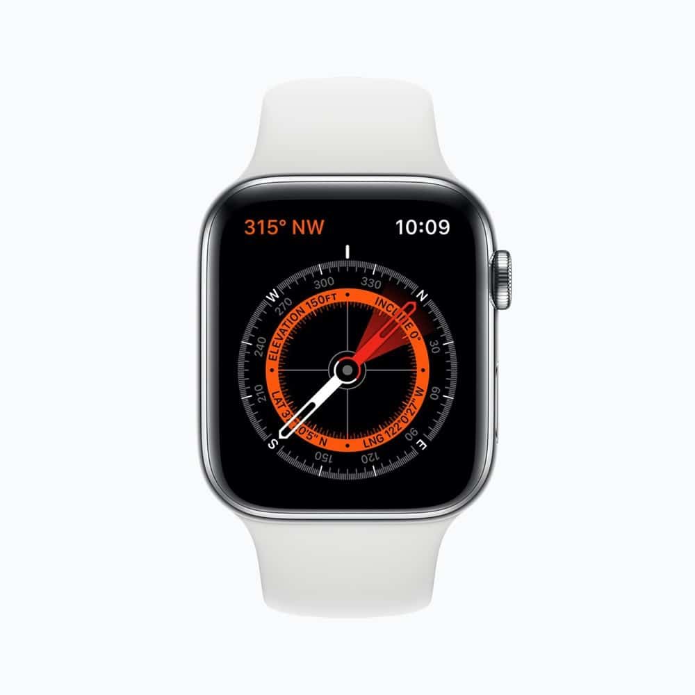 Tutto sull’Apple Watch serie 5 2 bussola