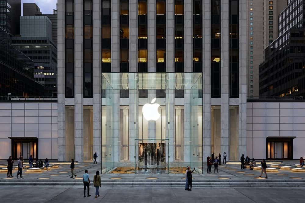 Il cubo dell'Apple Store di New York
