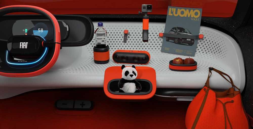 Fiat Centoventi, l’auto elettrica modulare mostrata al CES 2020 2 Interni FIAT Centoventi