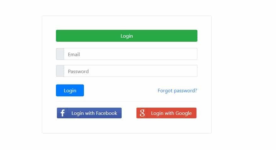 Una password di Stato ha senso, ma il problema è che non ci fidiamo 2 Un esempio di login con Facebook o Google