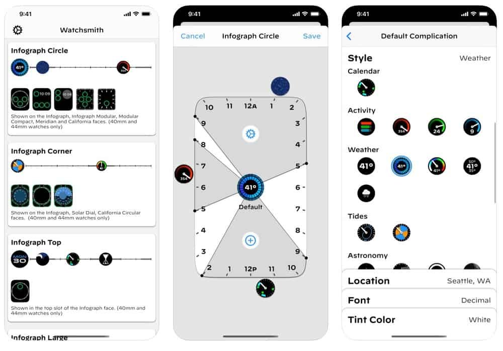 Watchsmith, l’app che cambia la complication nell’Apple Watch in base all’ora del giorno 1 Watchsmith