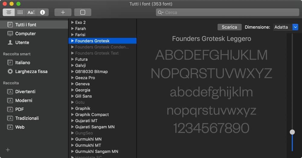 L’ultima versione di macOS Catalina ha dei font nascosti, ecco come sbloccarli 1 Font Catalina