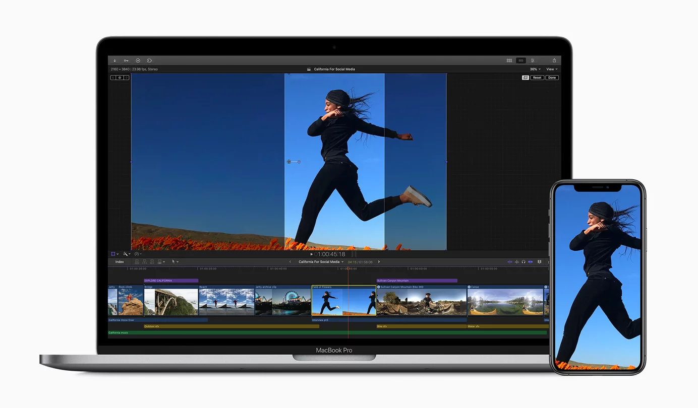 Final Cut Pro X si aggiorna con il ritaglio per i social network 1 Final Cut Pro X