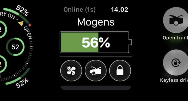 Watch app for Tesla, un’app per gestire la Tesla da Apple Watch 7 Watch app for Tesla