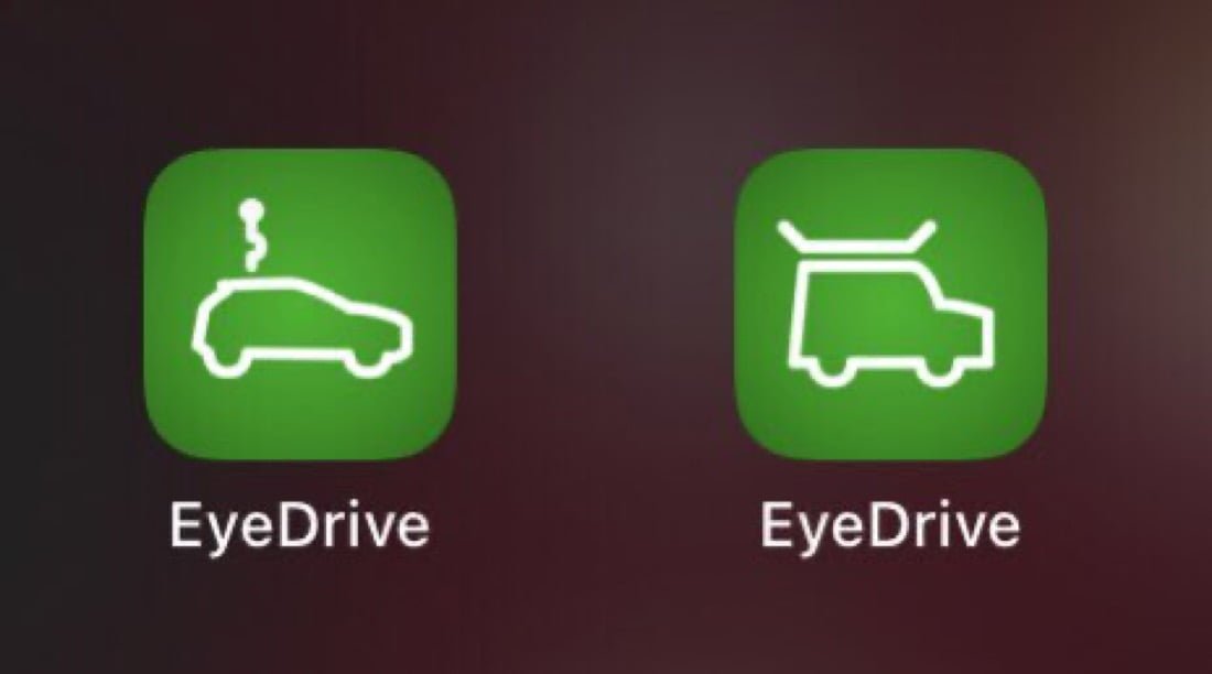 Eyedrive, il sistema di raccolta dati delle mappe di Apple 3 Le icone dell’app EyeDrive con la quale gli operatori gestiscono il sistema di raccolta dati