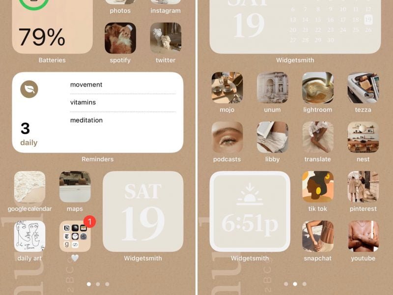Home Screen personalizzata