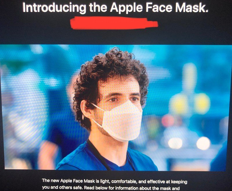 Apple ha realizzato delle proprie mascherine chirurgiche per i dipendenti 1 La mascherina chirurgica realizzata da Apple