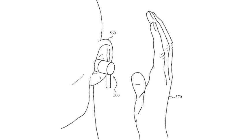 Brevetto AirPods gesture