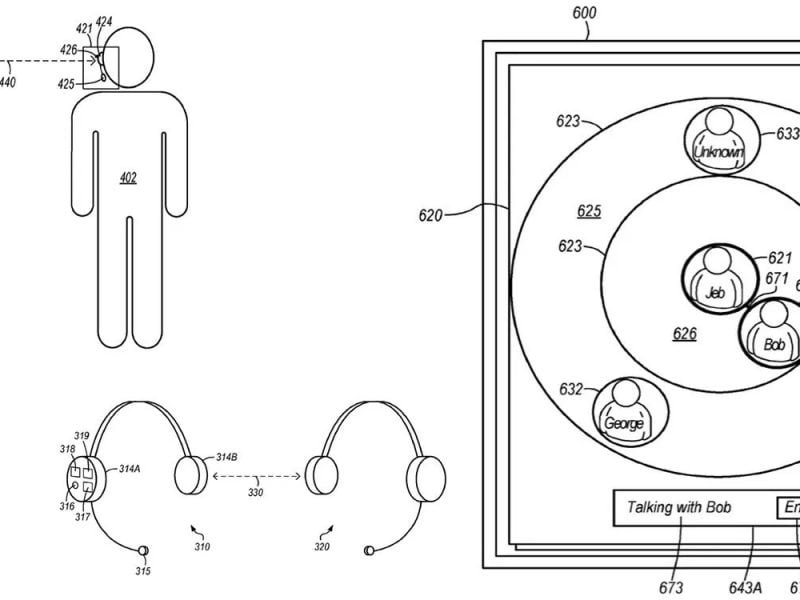 brevetto interfono AirPods