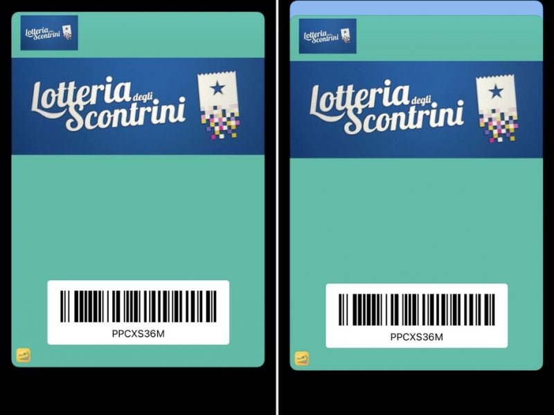 Lotteria scontrini Wallet 2