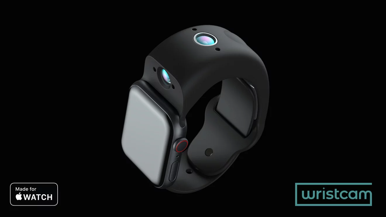 Il cinturino Wristcam che aggiunge due fotocamere all’Apple Watch