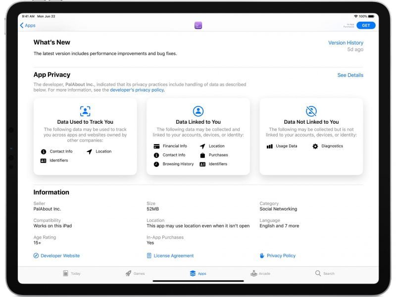 Etichette sulla privacy