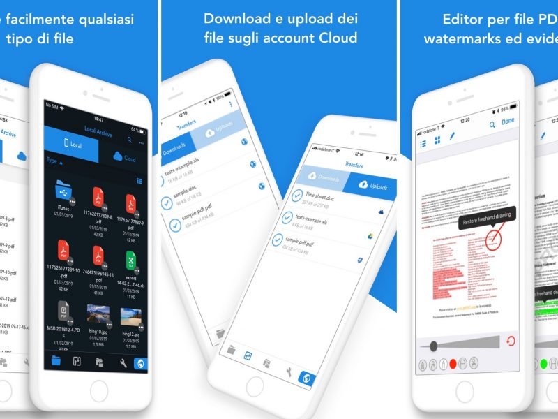 Total files, un gestore di file per iOS che consente di scaricare video 4 Total Files
