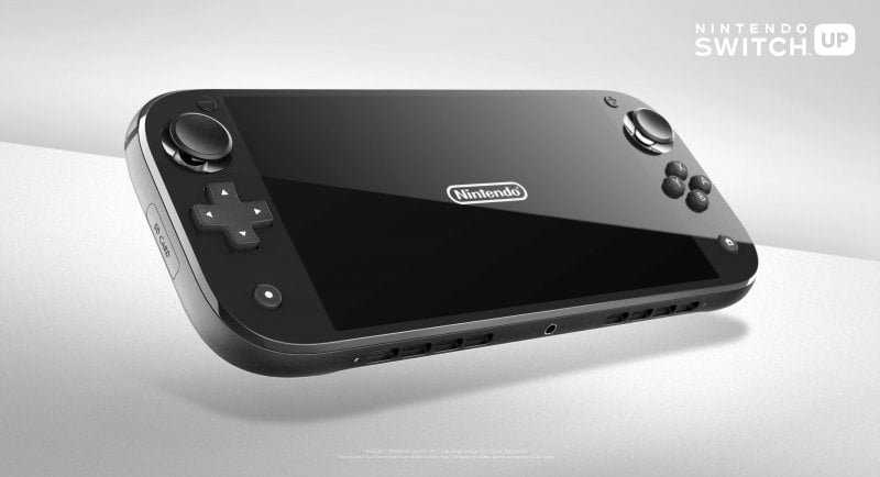 Il mockup della Nintendo Switch 2021