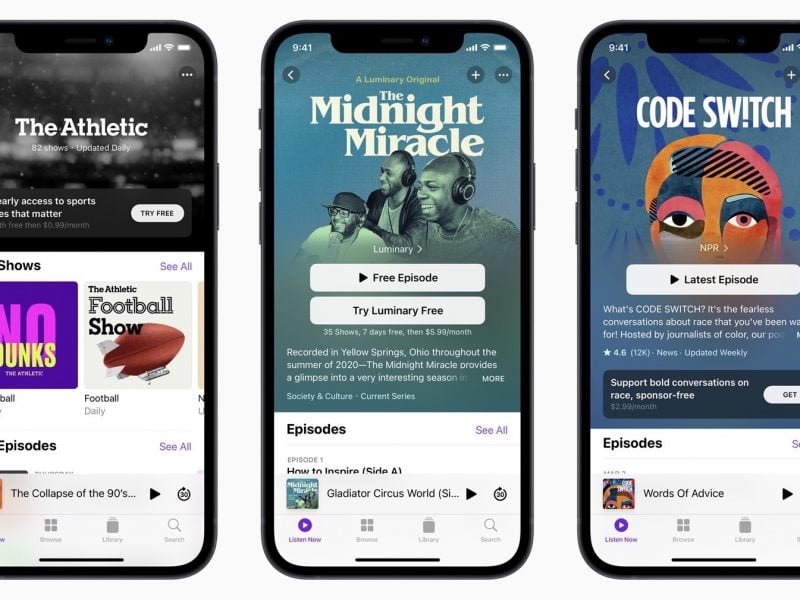sistema pubblicitario per i podcast