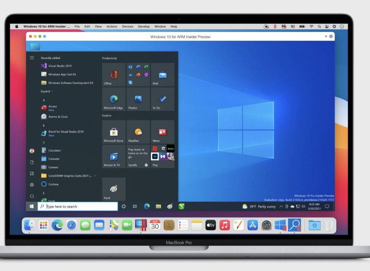 Parallels Desktop 16.5