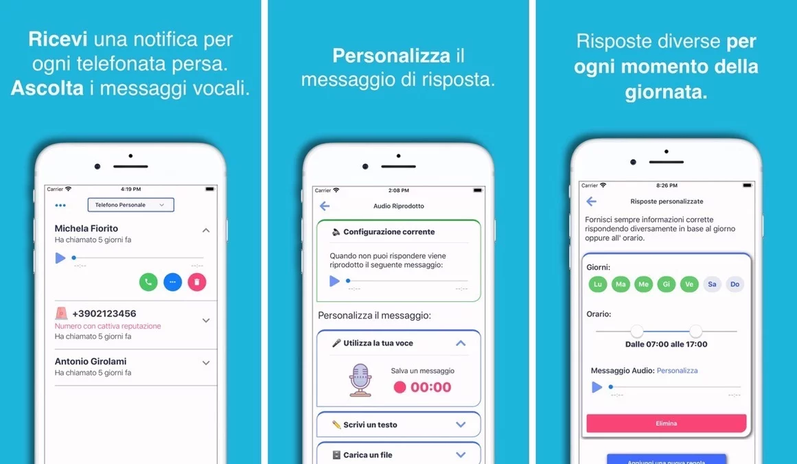 FreeSegreteria, l’app che porta una segreteria telefonica gratis nel tuo iPhone 1 FreeSegreteria
