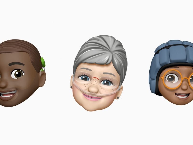 Memoji accessibilita